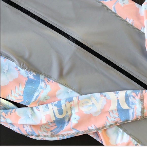 🧡🔥HURLEY- ZIP UP RASH GUARD🧡🔥 - Picture 4 of 8